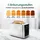 EMERIO Toaster Silber