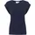St Tropez Saint Tropez Rundhalsshirt Basic in edler LYOCELL Qualität blau M (38)
