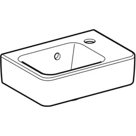 Geberit Renova Plan Handwaschbecken 36 x 25 cm (500382)