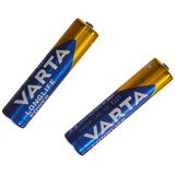 Varta – Batterie alkaline – AAA x 6 + 2 GRATIS – Long Life Power/ High Energy (LR03)