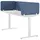 Beliani Schreibtischtrennwand WALLY 180 x 40 x 2 cm