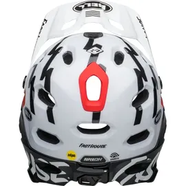 Bell Super DH Spherical 52-56 cm matt/gloss black/white flash