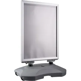 Sprintis Kundenstopper DIN A2, 32 mm Profil, mit Metallrückwand