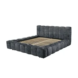 Möbel Kraft Bexley 180 x 200 cm Schwarz