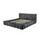 Möbel Kraft Bexley 180 x 200 cm Schwarz