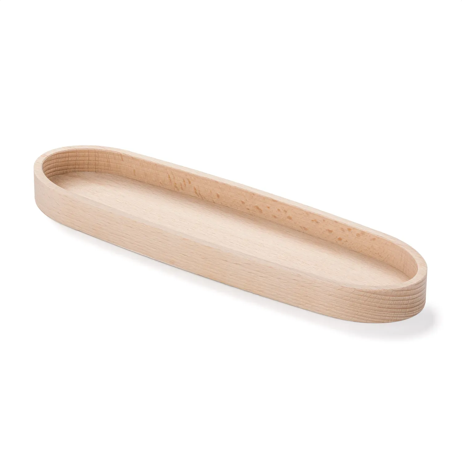 Metrie | Elora-9025 Ovale Holzschale | 25×7 cm