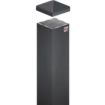 KM Zaun Zaunpfosten 7x7x160cm anthrazit