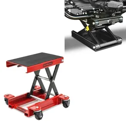 Hebebühne Rangierhilfe rot + Hebebühne Mid-lift