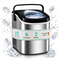 Tom Eiswürfelmaschine Eiswürfelbereiter Edelstahl