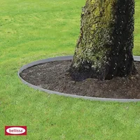 20 x bellissa Rasenkante Beeteinfassung Metall verzinkt 118x13cm 99680
