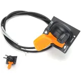 Gas-Choke-Kabel, Universelles Push-Pull-Choke-Kabel, Gas-Choke-Hebel mit Kabel, Verwendet für Rasenmäher, Traktoren und Selbstfahrende Rasenmäher
