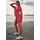 H.I.S. Caprihose Damen rot 36/38