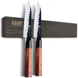 LuxusKollektion Wand-Magnet Messer-Leiste Magnetischer Messerstreifen Eschenholz 30cm Küchenmesser-Halter
