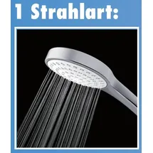 Primaster Handbrause Water Simple chrom-weiß wassersparend