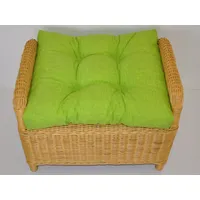 Rattani Premium Qualität - Polster/Kissen/Ersatzpolster für Rattan Ohrensessel/Rattansessel, Hockerkissen,