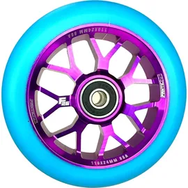 Fantic26 Spy7 Stunt-Scooter Rolle 110mm Abec11 Lila/Pu Türkis