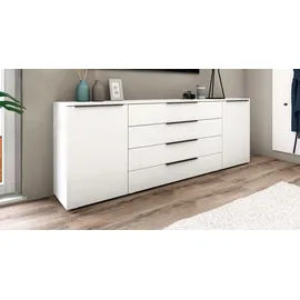 borchardt Möbel Tom 200 x 72 x 35 cm Weiß