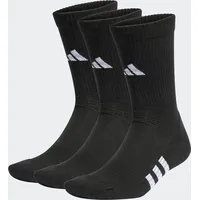 Adidas Performance Cushioned Crew Socken 3 Paar Black / Black / Black 37-39