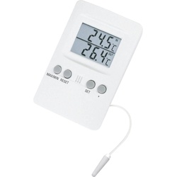 TFA Kabelgebundenes Thermometer 30, Thermometer + Hygrometer, Weiss