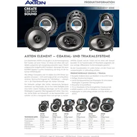 Axton AE130 13cm Koax-Lautsprecher