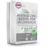 welldora Premium Milbenbezug Matratzen 200 x 200 cm weiß
