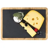 Cilio Servierbrett mit Schieferplatte FORMAGGIO rechteck