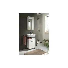 Möbel Boss Badkombination Nova 2-tlg. 40 x 191 cm Schwarz/Weiß