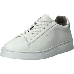 Sneaker BUGATTI "bugatti Sneaker Nappaleder", Herren, Gr. 43, weiß, Nappaleder, casual, Schuhe