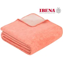 IBENA Doubleface Dublin 150 x 200 cm coral/rose