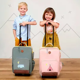 Lässig Kinderkoffer Trolley 2-Rollen Cabin 46 cm / 18,3 l adventure tipi