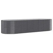 vidaXL Hochbeet 322 x 100 x 68 cm Anthrazit