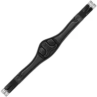 Acavallo Anatomischer Langgurt Kalbsleder mit Gel Farbe:schwarz, Größe:125