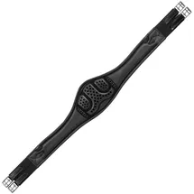 Acavallo Anatomischer Langgurt Kalbsleder mit Gel Farbe:schwarz, Größe:125