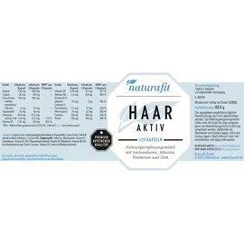 NATURAFIT Haar Aktiv Kapseln