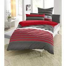 OTTO home Majoran Polycotton recycelt rot 200 x 200 cm + 2 x 80 x 80 cm