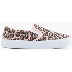Hausschuh - Damen - leopard