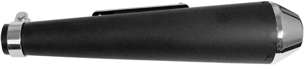 Emgo Megaphone Shorty Nicht Homologierter Schalldämpfer - Silver - Not Homologated