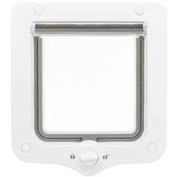 Trixie 2-Wege Freilauftür, 20 × 22 cm, weiß