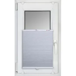 KS Handel 24 Wabenplissee 105 x 120 cm grau/weiß
