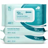 Feuchtes Toilettenpapier Spülbar, 20x25cm Extra Groß Feuchttücher Toilette mi...