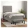 vidaXL Boxspringbett 100 x 200 cm Hellgrau