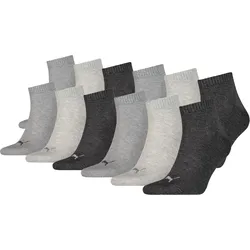 Socken Unisex 12er Pack Stretch grau|grau 43/46