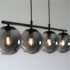 just light. Just Light Pendelleuchte Big Widow 4-flammig Schwarz