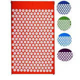 Shanti Akupressur Akupressurkissen Kissen Nagelkissen (77 x 48 x 2,5 cm, Orange, 903) Akupunktur Akupunkturkissen Massage Massagekissen Matte Massagematte Akupunkturmatte Iplikator