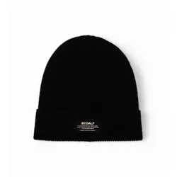 ECOALF Unisex. MCUACHAWOOBE0696W24-319 Wollmütze schwarz (OSFA), Lässig, Nachhaltig, Recycelte Wolle