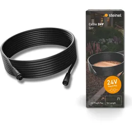 Steinel Verlängerungskabel für 24V Garten-Lichtsystem 5 m schwarz