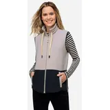 laurasøn Weste, Fleece, Colorblocking, Stehkragen, Seitenzipper, OEKO-TEX marine XL 824858130-XL - XL