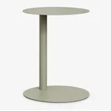 Sklum - Runder Gartentisch Ø40 cm aus Edelstahl Yannik Grün Caqui