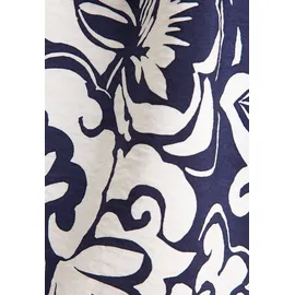 Seidensticker Klassische Bluse Tunika Druck blau S (36)