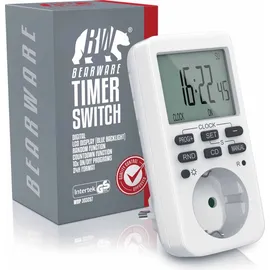 Bearware Zeitschaltuhr programmierbar mit LCD Display Steckdosen Timer / max 3680W